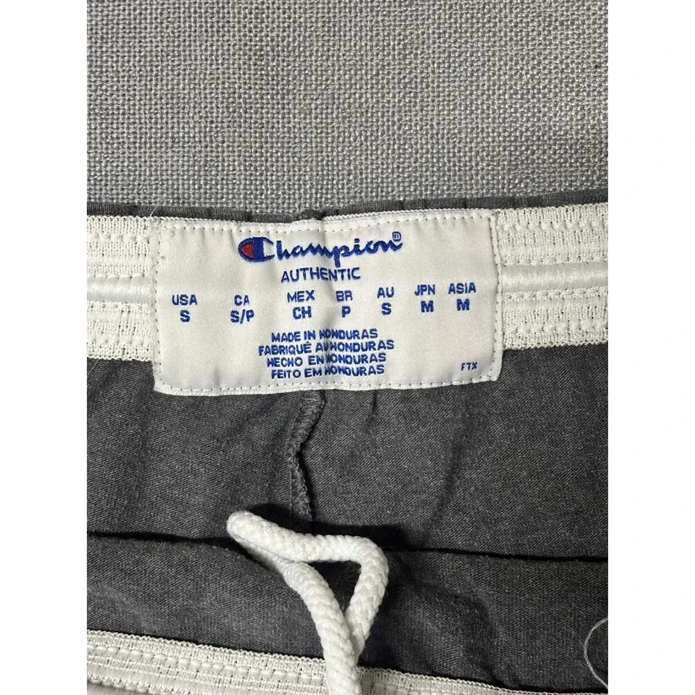Champion Men S Jersey Athletic Cotton Blend Gray Shorts No Elasticity